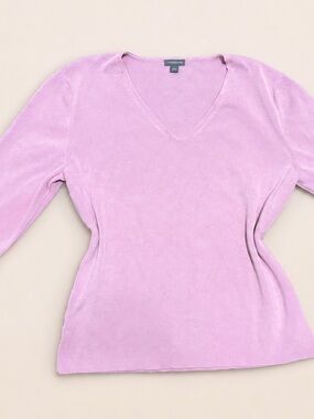 Ann Taylor three quarter long-sleeve knit top